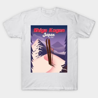 Shiga Kogen Japan to ski T-Shirt